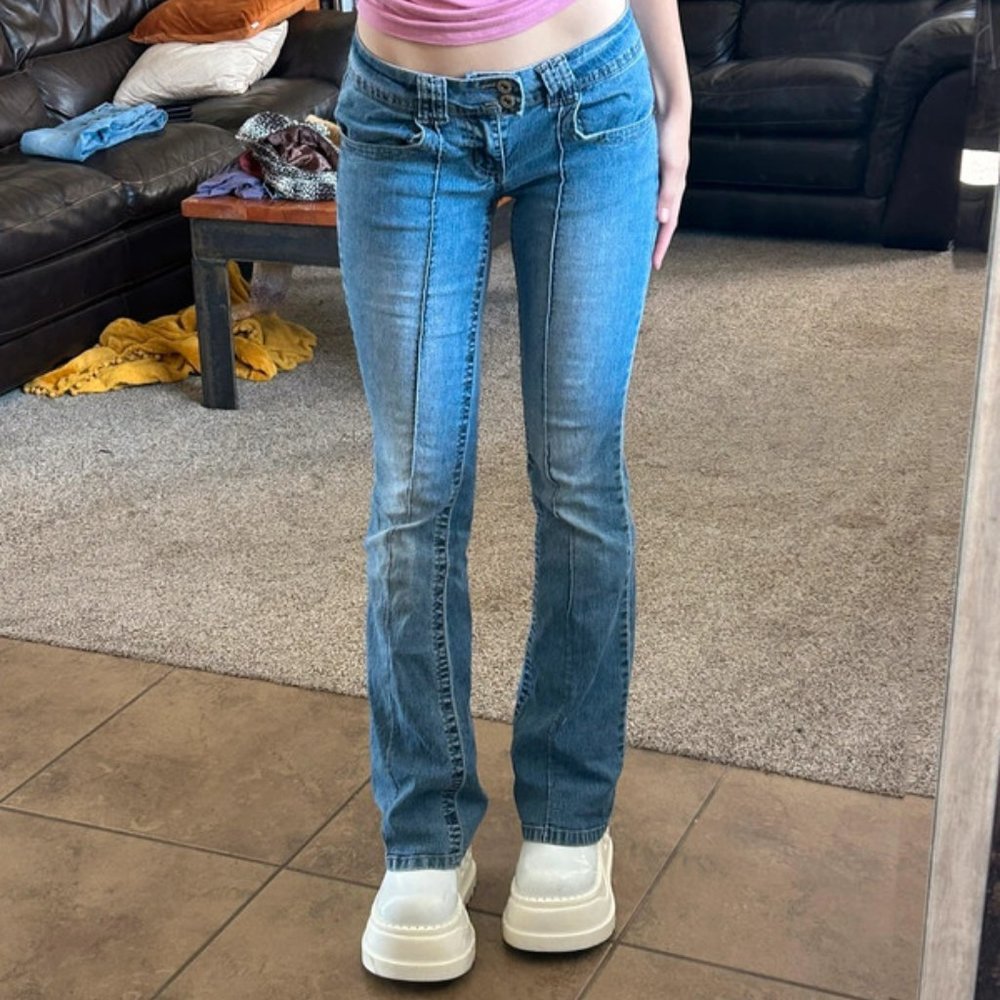 Y2K Angels Jeans Lowrise Wide Leg